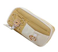 TERNCOEW Trousse à crayons de grande capacité 8 compartiments en polyester - Trousse de transport de maquillage pour l'école, le bureau, les voyages - Organiseur robuste pour le travail et les études