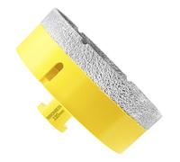 Teronbeta Foret à Diamant 110mm, M14 Brasé Sous Vide Trépan à Scie Cloche Diamant Pour Carrelage Porcelaine Céramique Marbre Granit Pierre Quartz