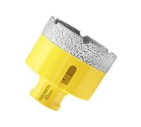 Teronbeta Foret à Diamant 60mm, M14 Brasé Sous Vide Trépan à Scie Cloche Diamant Pour Carrelage Porcelaine Céramique Marbre Granit Pierre Quartz