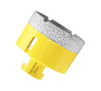 Teronbeta Foret à Diamant 65mm, M14 Brasé Sous Vide Trépan à Scie Cloche Diamant Pour Carrelage Porcelaine Céramique Marbre Granit Pierre Quartz