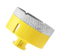 Teronbeta Foret à Diamant 80mm, M14 Brasé Sous Vide Trépan à Scie Cloche Diamant Pour Carrelage Porcelaine Céramique Marbre Granit Pierre Quartz