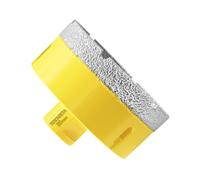 Teronbeta Foret à Diamant 90mm, M14 Brasé Sous Vide Trépan à Scie Cloche Diamant Pour Carrelage Porcelaine Céramique Marbre Granit Pierre Quartz