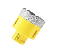 Teronbeta Foret à Diamant, M14 Brasé Sous Vide Trépan à Scie Cloche Diamant Pour Carrelage Porcelaine Céramique Marbre Granit Pierre Quartz (55mm)