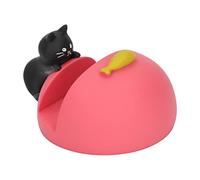 Teror Support de téléphone Mignon, Support de téléphone Mignon Chat Noir Style Durable Robuste donnant Un Support de téléphone Portable pour l'école de Bureau à Domicile