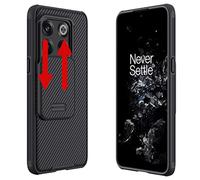 teroxa Coque compatible avec OnePlus 10T, coque de protection pour objectif d'appareil photo, coque de protection en TPU avec dos rigide en polycarbonate (noir)