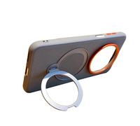 teroxa Coque pour Honor Magic 8 Pro pour le chargement sans fil, pare-chocs en TPU résistant aux chocs, airbag pliable, support de téléphone (gris)