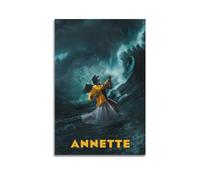 Terp ANNETTE Poster mural décoratif pour chambre à coucher, salon, cinéma et musique, cadeau pour un ami, décoration moderne, esthétique, 60 x 90 cm, sans cadre