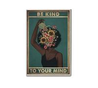 Terp Be Kind To Your Mind Poster mural de films et de musique - Cadeau pour chambre à coucher, salon, décoration moderne, esthétique, sans cadre, 60 x 90 cm