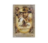 Terp Poster Indiana Jones et la dernière croisade - Décoration murale de films et de musique - Cadeau pour un ami - Décoration moderne et esthétique - 50 x 75 cm - Style sans cadre