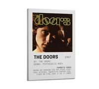 Terp Poster The Doors - Art mural - Cadeau pour chambre à coucher, salon - Décoration moderne et esthétique avec cadre - 30 x 45 cm