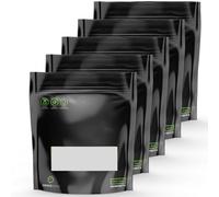 Terploc Grove Bags Lot de 5 sacs à fermeture éclair et à fermeture éclair de 500 g avec contrôle de l'humidité pour cave à cigares avec humidité relative entre 58 et 62 % (5, 500 g)