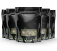 Terploc Grove Bags Lot de 5 sacs alimentaires de différentes tailles avec contrôle d'humidité intégré (58-62%) Protection optimale pour les herbes (30 g, Lot de 5)