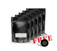 Terploc Grove Bags Lot de 5 sacs humidificateurs rétractables avec fermeture éclair, contrôle de l'humidité, mauvaises herbes, 58-62 % HR