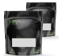 Terploc Grove Sacs 2 pièces pour 250 g de capacité de 250 g sacs avec soudure et fermeture éclair avec contrôle de l'humidité Weed Humidor sac avec humidité relative entre 58 et 62% (2, 250 grammes)