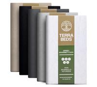 Terra Beds Drap-housse de qualité supérieure - 140 x 200 cm - 160 x 200 cm - 160 g/m² - 100 % jersey de coton Oeko-TEX de qualité supérieure - Disponible en 10 couleurs
