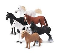 TERRA by Battat - Ensemble de chevaux - Chevaux jouets - Jouet animalier pour enfants - Figurines d'animaux de la ferme - 3 ans et +