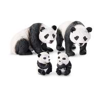 TERRA by Battat - Famille de pandas géants - Jouet Panda - Figurine Panda - Animaux sauvages - Animaux de la jungle