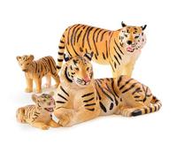 Terra by Battat - Famille Tigre - Jouet Tigre - Animaux Sauvages - Animaux de la Jungle