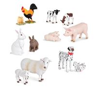 Terra by Battat, Figurines d’Animaux de la Ferme, détails réalistes