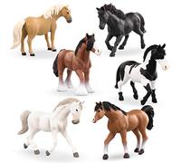 Terra by Battat Figurines de Chevaux réalistes, Lot de 6, 15 cm