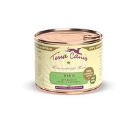 Terra Canis Bœuf, Carotte & Riz Naturel - Nourriture Humide Classique, 200g I Aliments pour Chiens 1re qualité 100% aux Standards de l’Alimentation Humaine I Riche & sain I sans céréales & Gluten