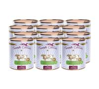 Terra Canis Bœuf, céleri, Abricot & Herbes médicinales - Nourriture Humide Senior, 12x800g I Aliments pour Chiens 1re qualité 100% aux Standards de l’Alimentation Humaine I Riche, sain & sans Gluten