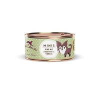 Terra Canis Bœuf, courgette & potiron - Nourriture Humide Petits Chiens, 100g I Aliment pour Chien 1re qualité, 100% aux Standards de l’Alimentation Humaine I Riche en Calcium, sans céréales