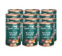 Terra Canis Bœuf et gibier avec Citrouille, Pomme et Myrtille - Naturhund, 12x400 g |Nourriture pour Chiens Premium avec ingrédients répondant à 100% aux Standards de l’Alimentation Humaine