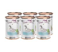 Terra Canis Canard avec Racine de Persil - Nourriture Humide hypoallergénique - 6x400g - Aliment pour Chien 1re qualité, 100% aux Standards de l’Alimentation Humaine I Pauvre en allergènes
