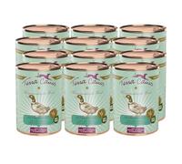Terra Canis Canard, Citrouille et Fraise - Nourriture Humide sans céréales, 12 x 400 g, Nourriture pour Chien de qualité supérieure en 100% qualité Alimentaire - Toutes Les matières premières I Riche