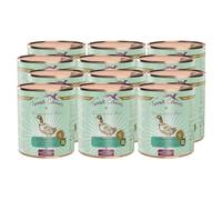 Terra Canis Canard, Citrouille et Fraise - Nourriture Humide sans céréales, 12 x 800 g, Nourriture pour Chien de qualité supérieure en 100% qualité Alimentaire - Toutes Les matières premières I Riche