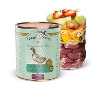 Terra Canis Canard, Citrouille & Fraise - Nourriture Humide sans céréales, 800 g, Nourriture pour Chien de qualité supérieure en 100% qualité Alimentaire, Toutes Les matières premières, Riche et