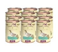 Terra Canis Canard, Riz Naturel, Betterave & Poire - Nourriture Humide Classique, 12x400g I Aliment pour Chiens 1re qualité 100% aux Standards de l’Alimentation Humaine I Riche & sain I sans céréales
