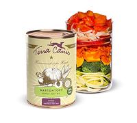Terra Canis Casserole du Jardin mélange légumes & Fruits, 400g I Complément Alimentaire pour Chiens 1re qualité 100% aux Standards de l’Alimentation Humaine