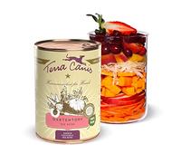 Terra Canis Casserole du Jardin Red Detox, 400g I Complément Alimentaire 1re qualité pour Chiens 100% aux Standards de l’Alimentation Humaine