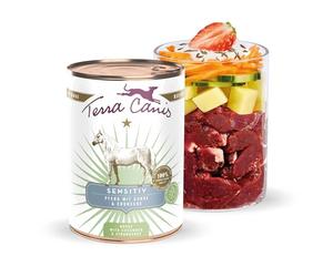 Terra Canis Cheval, Nourriture Humide Sensitive pour Chiens, 400g
