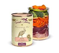 Terra Canis Dinde, Brocoli, Poire & Pomme de Terre - Nourriture Humide Classique, 400g I Aliment pour Chiens 1re qualité 100% aux Standards de l’Alimentation Humaine I Riche & sans céréales