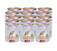 Terra Canis Dinde, Papaye, bourrache & Herbes médicinales - Nourriture Humide Senior, 12x400g I Aliment pour Chiens 1re qualité 100% aux Standards de l’Alimentation Humaine I Riche, sain & sans Gluten