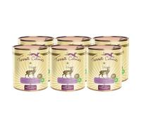 Terra Canis Nourriture humide classique pour chien sauvage, citrouille et canneberge - 6 x 800 g - Nourriture pour chien de qualité supérieure - 100 % qualité alimentaire - Toutes les matières