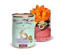Terra Canis Lapin, courgette, Abricot et bourrache - sans céréales - 400 g - Nourriture pour Chiens de Haute qualité - 100% qualité Alimentaire Toutes Les matières premières