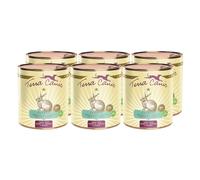 Terra Canis Lapin, courgette & Amarante - Nourriture Humide Classique, 6x800g I Aliment pour Chiens 1re qualité 100% aux Standards de l’Alimentation Humaine I Riche & sain I sans céréales & Gluten
