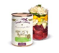Terra Canis Light - Nourriture Humide pour Chien - Qualité Alimentaire supérieure - avec bœuf, Citrouille et Mangue - 400 g - Réduction en Calories et en Graisse - sans céréales et sans Gluten