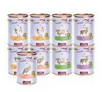 Terra Canis Lot de 9 boîtes de 400 g de nourriture pour chien de qualité alimentaire - Riche et saine - Faible allergène et sans gluten - Taille L