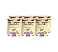 Terra Canis Nourriture humide classique pour chien sauvage, citrouille et canneberge - 6 x 800 g - Nourriture pour chien de qualité supérieure - 100 % qualité alimentaire - Toutes les matières