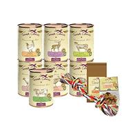 Terra Canis Paquet de Bienvenue M - Classique, 7x400g, 50g Canireo, 12g Gartendrops & Goodie I Aliments pour Chiens 1re qualité 100% aux Standards de l’Alimentation Humaine