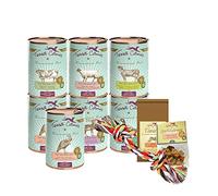 Terra Canis Paquet de Bienvenue M - Grain-Free, 7x400g, 50g Canireo, 12g Gartendrops & Goodie I Aliments pour Chiens 1re qualité 100% aux StanTerdards de l’Alimentation Humaine