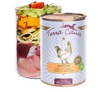 Terra Canis Poulet au Concombre, Nourriture Humide Senior pour Chiens, 400g