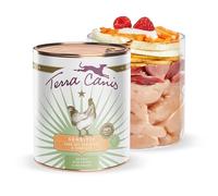Terra Canis Poulet, Nourriture Humide Sensitive pour Chiens, 800g