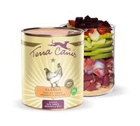 Terra Canis Poulet, Tomate, Amarante et Basilic - Nourriture Humide Classic - 800 g - Nourriture pour Chien de qualité supérieure - 100% qualité Alimentaire - Toutes Les matières premières - Riche