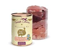 Terra Canis Pure Dinde avec cœur & Foie de Dinde - Nourriture Humide Metzgers Bestes, 400g I Aliments pour Chiens 1re qualité 100% aux Standards de l’Alimentation Humaine I Riche & sans céréales